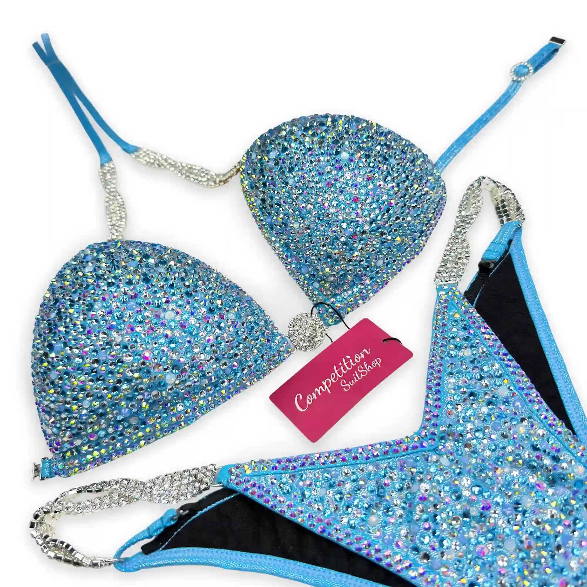 Ice Blue Competition Bikini B233